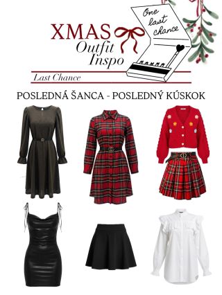 XMAS - outfit inspo 🎀💖 One Last Chance💗 Stihnite svoje outfity a darčeky ✨ Cribs.sk ✨
